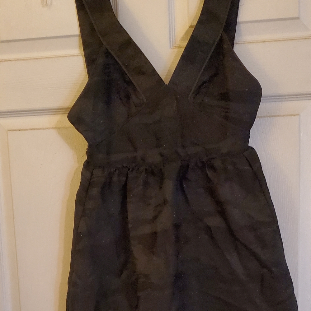 black short dress